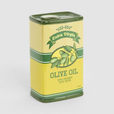 Ciao Bella Retro Olive Oil Ceramic Vase Yellow