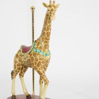 Heirloom Carousel Giraffe Decor