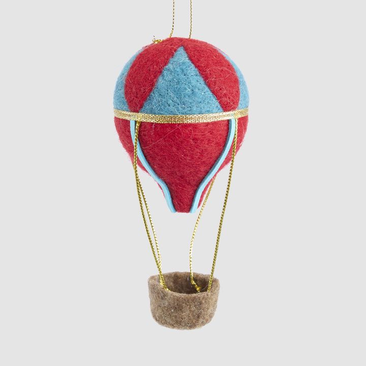 Circus Hot Air Balloon Felt Decoration