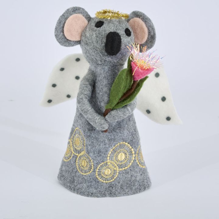 Seraphina Koala Felt Tree Topper