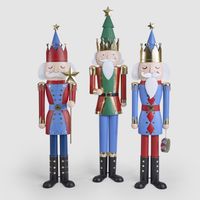 Antique Regal Nutcracker w. Festive Tree Crown