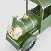 Vintage Noel Metal Truck Green