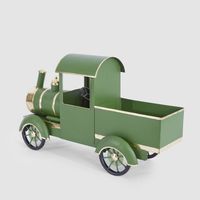 Vintage Noel Metal Truck Green