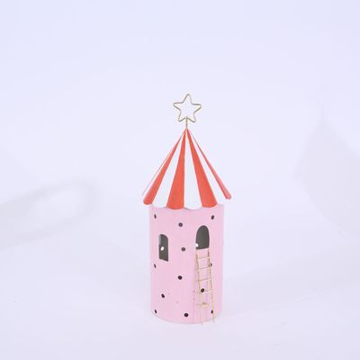 Carnival Tent Tall with LED Pink Small