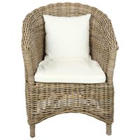 Nova Rattan ArmChair with Cushion