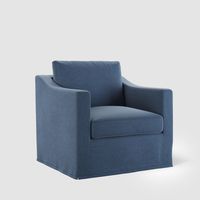 Clovelly Hamptons Armchair Navy
