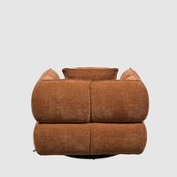 Piper Swivel Armchair Sienna Brown
