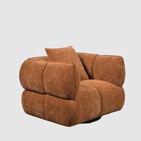 Piper Swivel Armchair Sienna Brown