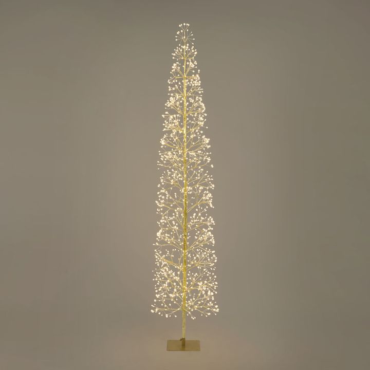 Celestial Light Up Tree 210cm with 1224 LED Twinkling Lights