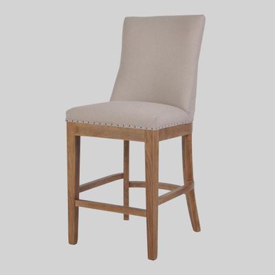 Oakwood Bar Stool Natural Beige