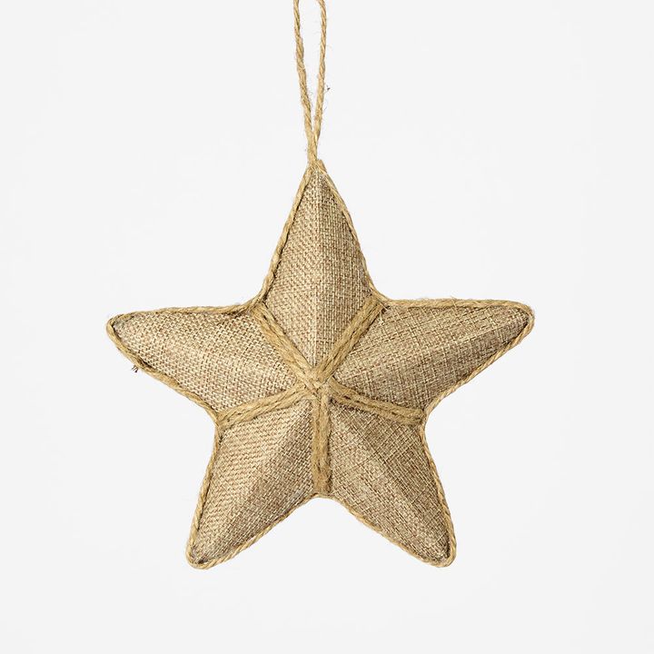 Bowral Linen Star tree Decoration