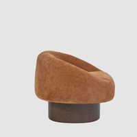 Finn Swivel Armchair Sienna Brown