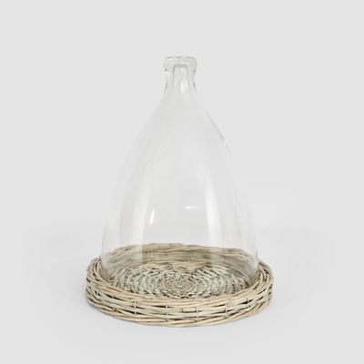 Grove Cloche Large Grey Wash