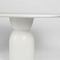 Olive Dining Table Top Oval White - Top Only