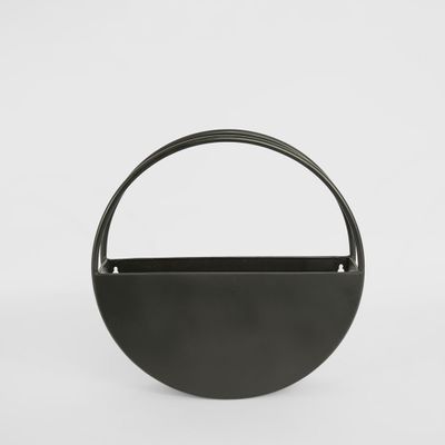 Opal Outdoor Wall Planter Small 40cm
 Black