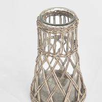 Bramble Weave Vase Grey Wash