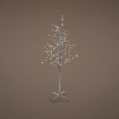 Frosted Ball Tree Brown 183cm