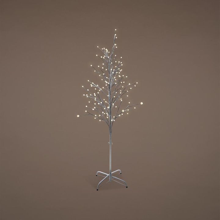 Frosted Ball Tree Brown 183cm
