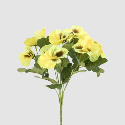 Yellow Pansy Bush 32cm