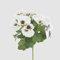 White Pansy Bush 32cm