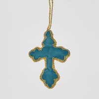 Flora Hanging Cross Decoration