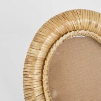 Casa Rattan Oval Photo Frame Natural