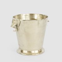 Elephant  Bucket Large Pewter