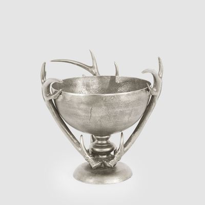 Antler Footed Bowl Large Pewter