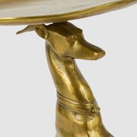 Dog Side Table Side Table Antique Gold