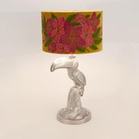 Toucan  Table Lamp Base Only Pewter