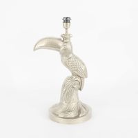 Toucan  Table Lamp Base Only Pewter