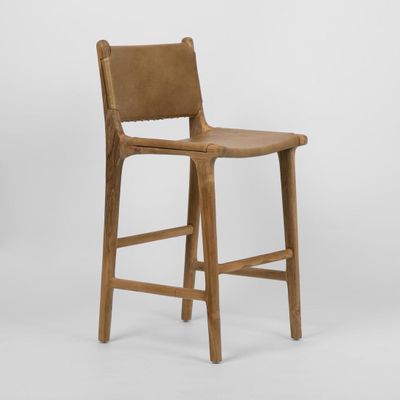 Marvin Bar stool High Back Toffee