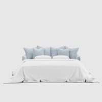 Noosa Hamptons 3 Seat Queen Sofa Bed Beach W/White Piping