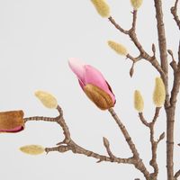 Magnolia Bud Spray 98cm Pink