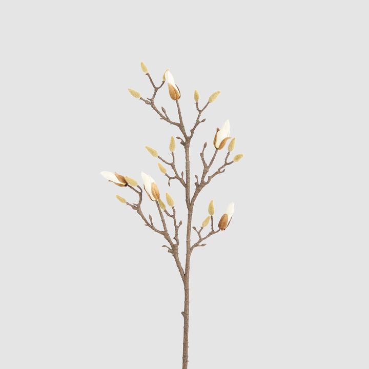Magnolia Bud Spray 98cm White