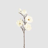 Magnolia Stem With 5 Flowers 102cm