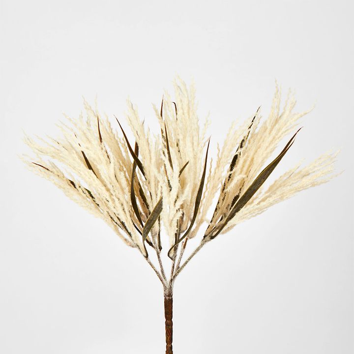 Ivory White Grass Bush