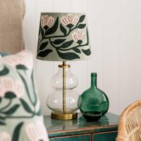 AD Daisy Velvet Tapered Shade Sage Green