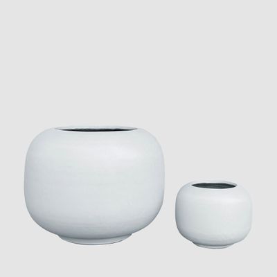 Sphere Planter Set of 2 White
