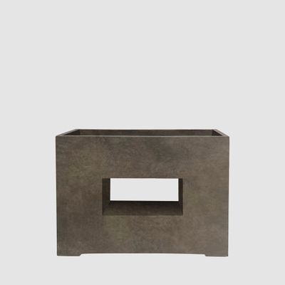 Plaza Rectangle Planter Grey
