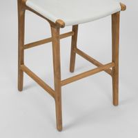 Marvin Bar stool High Back White