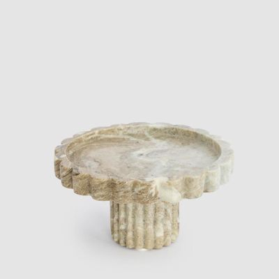 Arco Scalloped Cake Stand Toronto Marble