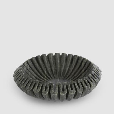 Oro Wave Bowl Marble Black