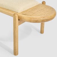 Coolum Bench with upholstered seat