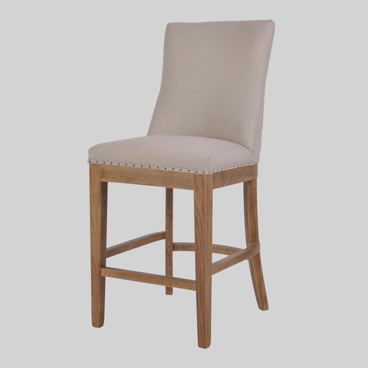 Oakwood Bar Stool Natural Beige