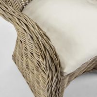 Long Island Wicker ArmChair with Cushion - Outdoor Under-Cover