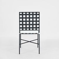 Sheffield Dining Chair Outdoor with White Cushion