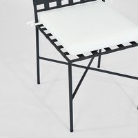 Sheffield Dining Chair Outdoor with White Cushion