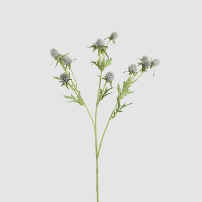 Thistle Spray 73cm Grey Blue