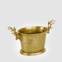 Deer Ice Bucket Large Gold